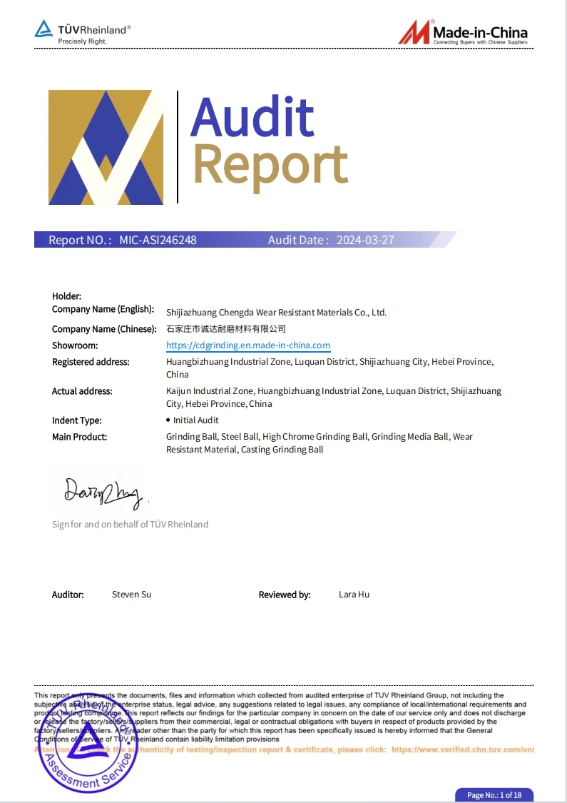 Company Certification Qualification